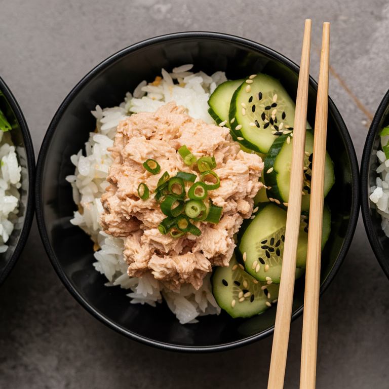 SPICY TUNA BOWLS WITH CAULIFLOWER Rice