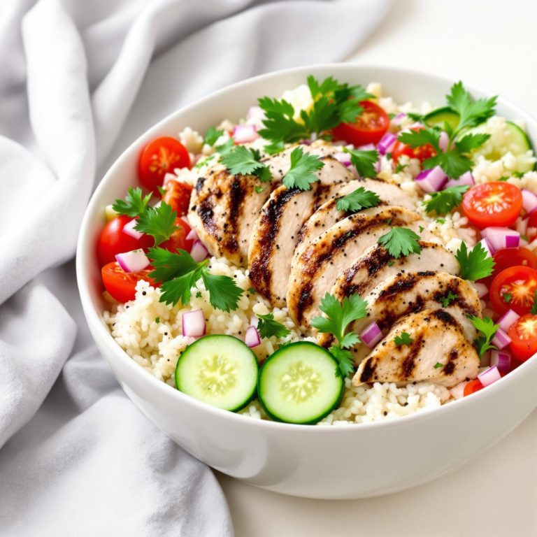 Healthy Greek Chicken Bowls: A Taste of the Mediterranean