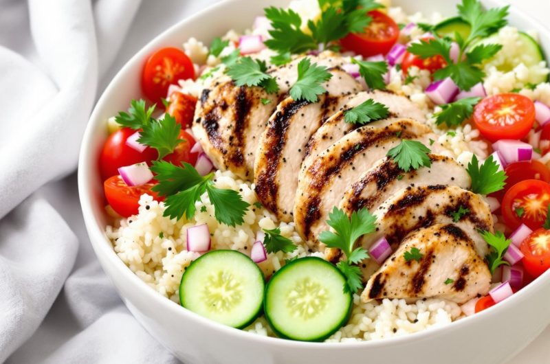 Healthy Greek Chicken Bowls: A Taste of the Mediterranean