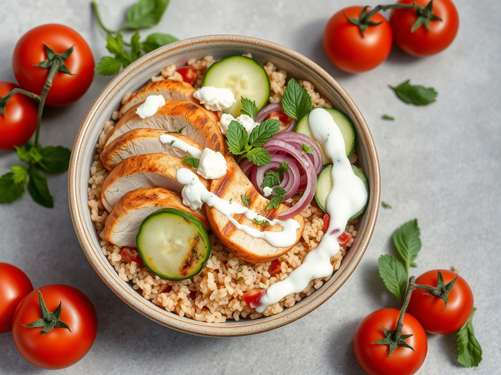 Chicken Gyro Bowls