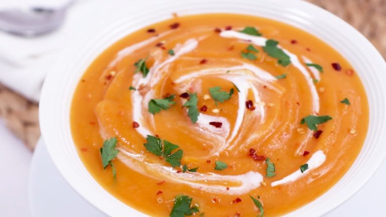 Roasted Butternut Squash Soup with Coconut Milk