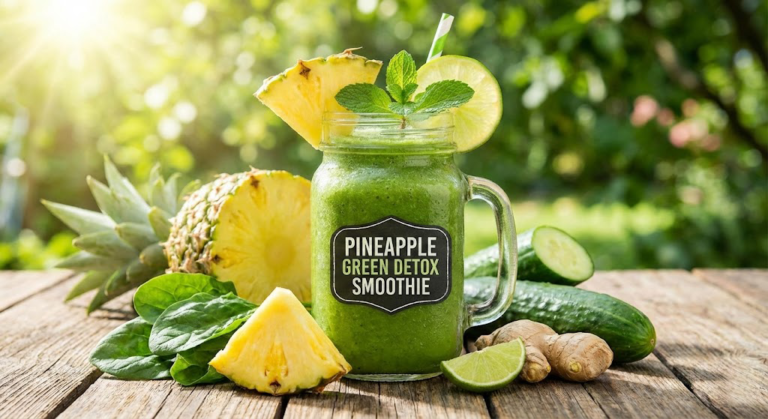 Pineapple Green Detox Smoothie